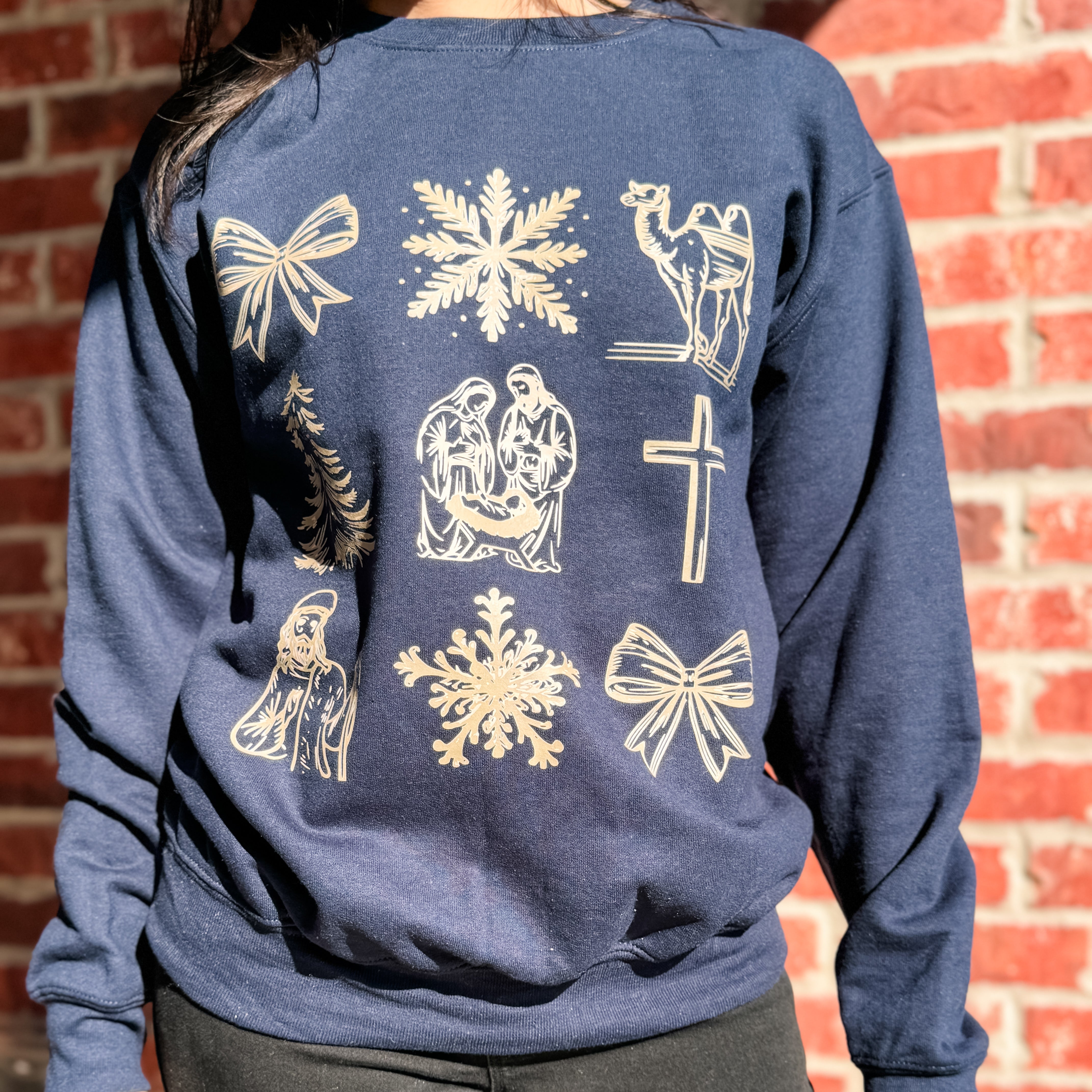 Nativity Scene Christmas Sweatshirt